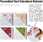 Bookmark Making Kit, Personalized Embroidered Corner Mark - Image 3