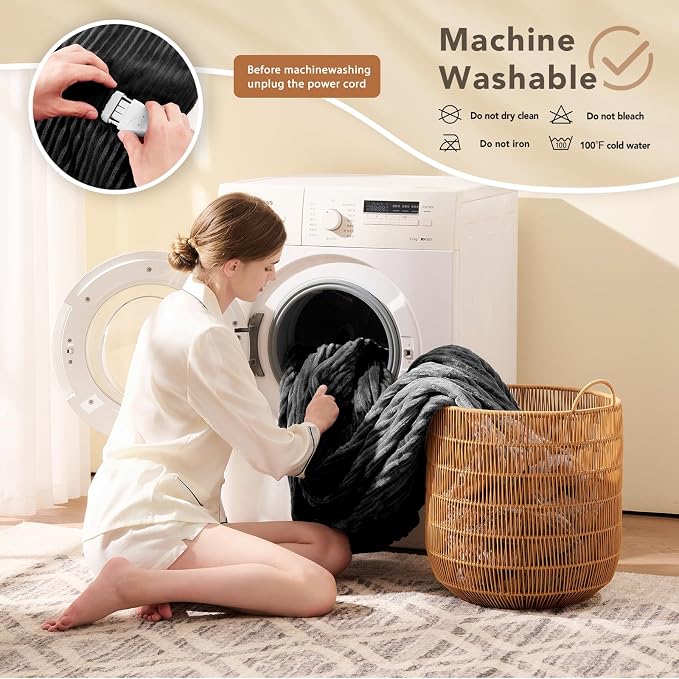 Homemate Heated Blanket Electric Throw - Image 7