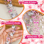 400 Pcs Bow Acrylic Bookmark Blanks Thicken 24 DIY Bookmark Making 26 Bow UV - Image 3