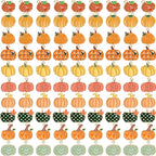 SANNIX 90 Pcs Pumpkin Charms for Jewelry Making, Thanksgiving Fall Pumpkin by SANNIX