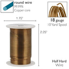 The Beadsmith Wire Elements 18-Gauge Lacquered Tarnish-Resistant Copper Wire - Image 4