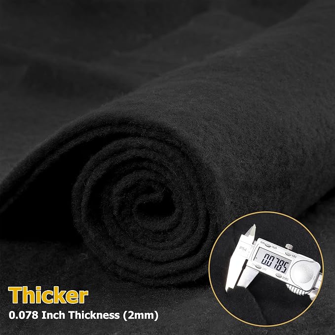 30" x 39" Wool Felt Fabric, Pure Merino Felt Fabric - Image 3