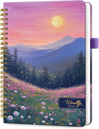 Undated Weekly Planner, Weekly To Do List Notebook by Taja