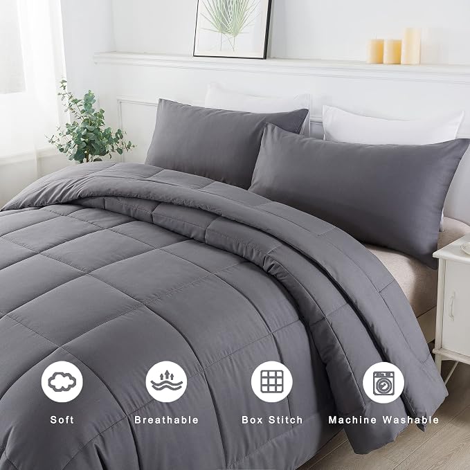 DOWNCOOL Full Size Comforter Sets -All Season Bedding Comforters Sets - Image 3
