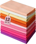 HaoFeiJH 12 Rolls 8"x20" 1.6mm Thick Soft Felt Fabric Sheets – 12 Assorted by HaoFeiJH