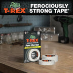 T-Rex Double Sided Super Glue Tape, 0.75" x 15 Yards, 1 Pack - Image 7