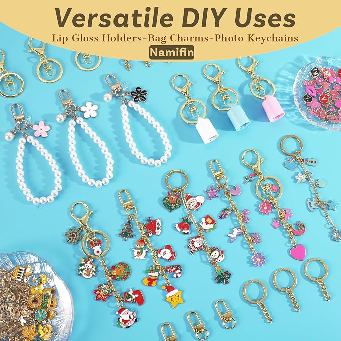 Namifin 384 Pcs Keychain Making Kit - Image 5