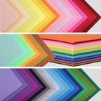 46 Pcs Felt Fabric Sheets, 12 x 12 Inch 46 Colors Felt Pack, 1 mm Thick | Soft - Image 5