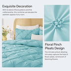 BEDELITE Macaron Blue Twin Comforter Set - Image 4
