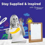 Artlicious Hardcover Sketch Book 2 Pack, 5.5" x 8" Black Drawing Books - Image 9