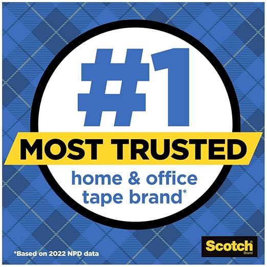 Scotch Wall-Safe Tape, 2 Dispensered Rolls, Sticks Securely, Removes Cleanly - Image 3