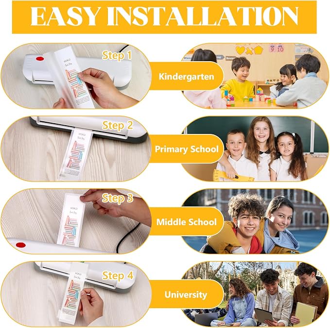 500 Pcs Bookmark Laminating Pouches 2x8inch 5 Mil Hot Laminator Sleeves DIY - Image 5