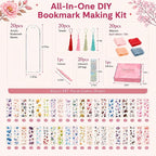 DIY Bookmark Making Kit, 20 Clear Acrylic Bookmark Blanks 5.9 x 2 in - Image 2