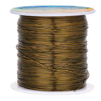 203 Feet Tarnish Resistant Copper Wires 24 Gauge/0.5mm Jewelry Craft Wires by CREATZONE