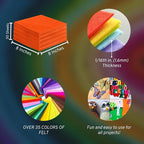 FabricLA Acrylic Felt Sheets for Crafts - Image 3