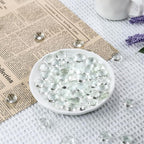 CYS EXCEL Clear Glass Gemstone Beads Vase Fillers Flat Marble Beads Multiple - Image 5