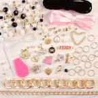 Make It Real: Juicy Coture Chains & Charms, DIY Bracelet Kit, Includes 12 Juicy - Image 4