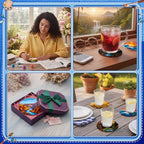Reallnaive 8 Pcs Mountain Paint by Numbers Coasters Kit - Image 5