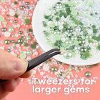 ASTARON 50g Mix Flatback Rhinestones Half Pearls - Image 6