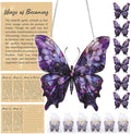 Butterfly Gifts for Women Colorful Acrylic Butterfly Suncatcher Ornament Faux by OBUSATT