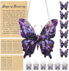 Butterfly Gifts for Women Colorful Acrylic Butterfly Suncatcher Ornament Faux by OBUSATT