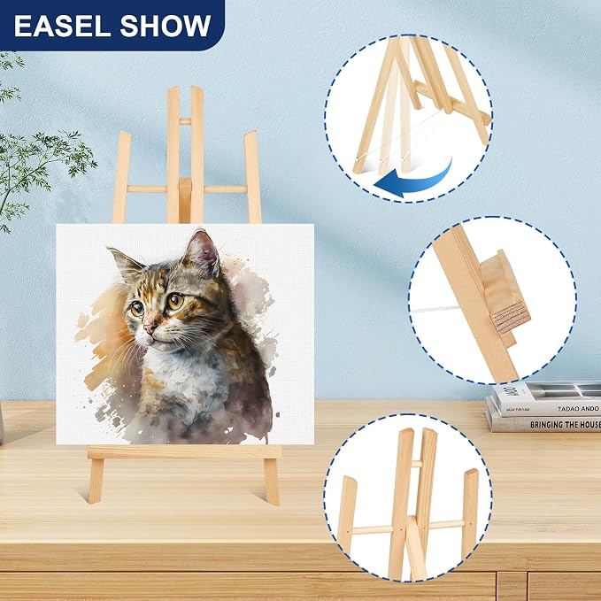 ESRICH 15pcs 17 Inch Tabletop Easels, Easel Stand - Image 3