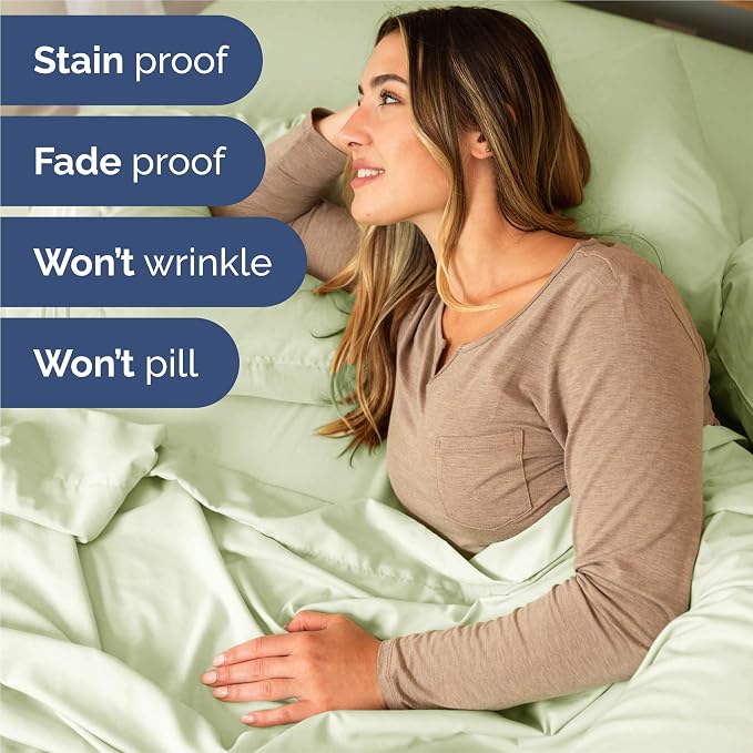 Split King Size 5 Piece Sheet Set - Image 5