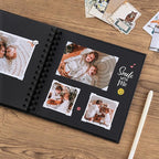 potricher 8 x 8 Inch DIY Scrapbook Album 40 Pages Hardcover Kraft Paper Scrap - Image 3