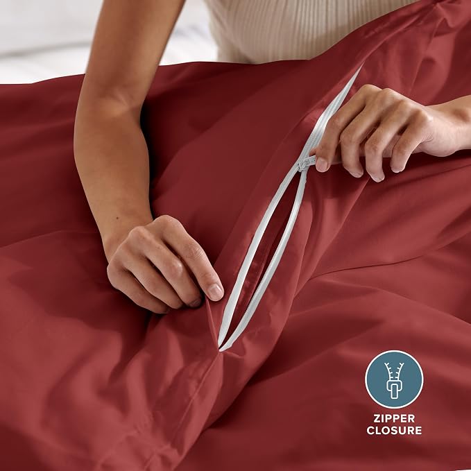Bare Home Bedding Duvet Cover Queen Size - Image 6