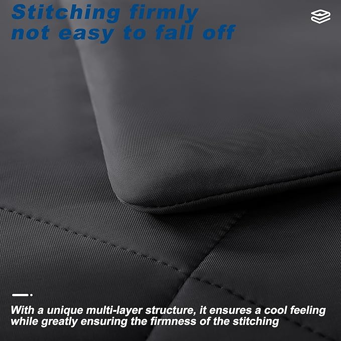 Cooling Comforter Queen Size, Double-Sided Cold Tech Fabric Quilted Bed - Image 4