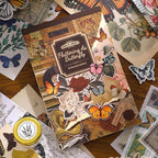 Butterfly Washi Sticker Book for Journaling, 30 Sheets 500+ Vintage Scrapbook - Image 7