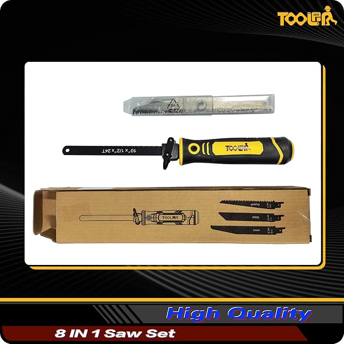 8-In-1 Multi Blades Hand Saw, Drywall Cutter. Hacksaw. Long Blade Hand Saw - Image 8