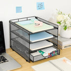 OPNICE Desk Organizer, 4-Tier Desktop File Organizer - Image 3