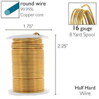 The Beadsmith Wire Elements 16-Gauge Lacquered Tarnish-Resistant Copper Wire - Image 4