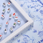 TIASUSAN Mini Mahjong Mat for Travel Mahjong Tile Set, Mahjong Mat for Table - Image 6
