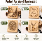 4 PCS Solid Pine Wood Blocks, Laser Engraving, DIY Signs, Home Decor and Craft - Image 4