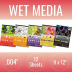 Grafix Dura-Lar 0.004" Film, Ultra Clear Wet Media 9"x12", Plastic Film Coated - Image 2