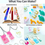 Piccassio Epoxy Resin Kit for Beginners – 208-Piece Jewelry Making & Craft Kit - Image 5