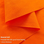 Jtnohx Color Felt, 1 Square Yard Felt Fabric, 1.4mm Thickness Flexible Craft - Image 7