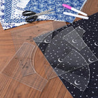 3 Set Drunkards Path Quilting Templates - Image 5