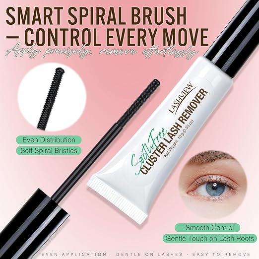 LASHVIEW Lash Cluster Glue & Remover Kit Super Strong Hold 4 Weeks+ - Image 5