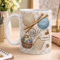 Personalized Knitting and Crochet Mug by Custom