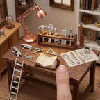 40PCS 1:12 Miniature Dollhouse Silvery Metal Home Repair Tools Micro Scene - Image 5