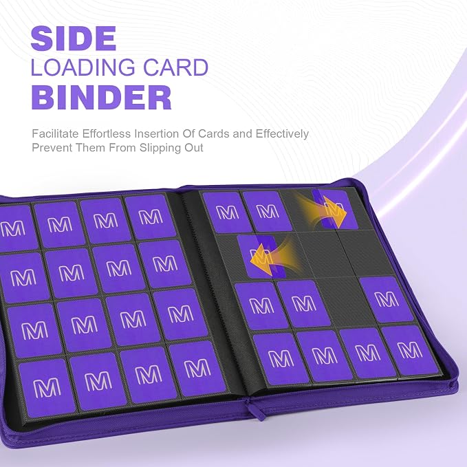 Premium Card Binder 16 Pocket, Trading Card Binder Holds up to 1000+Cards - Image 3