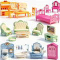 Dollhouse Furniture Set-38 Pcs, Miniature Doll House Accessories by Unknown