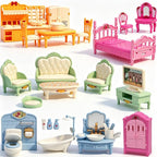 Dollhouse Furniture Set-38 Pcs, Miniature Doll House Accessories by Unknown