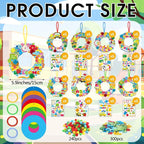 Hollowfly 48 Sets Back to School Craft Kits DIY Wreath - Image 3
