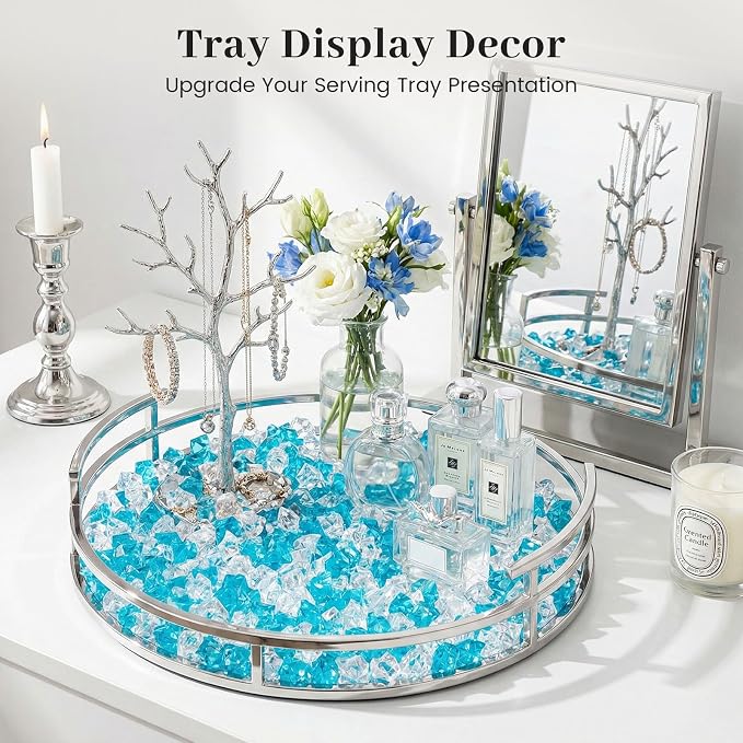 DOMESTAR Mixed Blue and Clear Fake Ice, Fish Tanks Decor Table Scatter DIY - Image 5