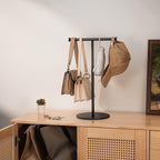 niffgaff T Bar Purse Display Stand Tabletop: Adjustable Height Handbag Holder - Image 3