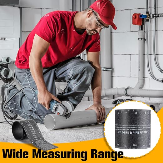 Relaxweex 2 Pack Pipe Wrap Around Flex Angle Pipe Measuring Tool - Image 6